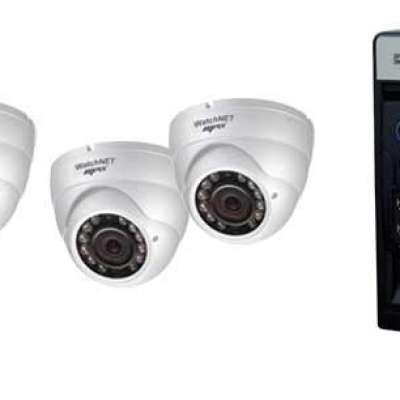 WATCHNET 4 CHANNEL NVR & 4 DOME CAMERAS